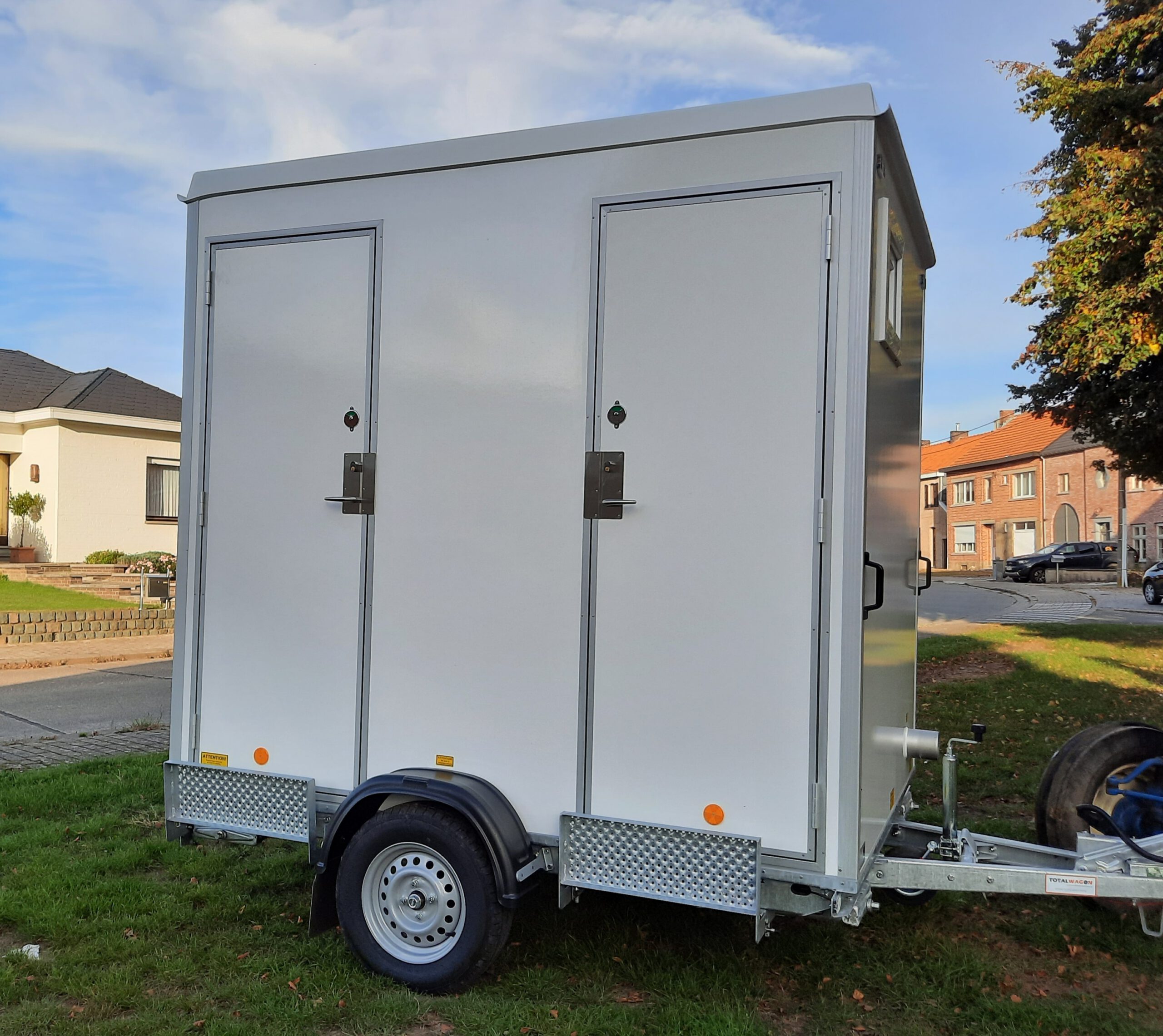 Toiletwagen met vermalers